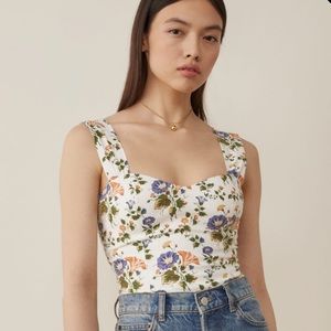 REFORMATION Santana Top